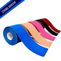 ONGSQ Sport Kinesiology Tape Uncut 2" x 16.4' - Therapeutic Muscle Relief - Waterproof & Elastic (Black)