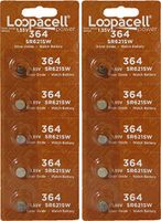 LOOPACELL 364 SR621SW Silver Oxide 10 Batteries
