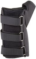 Rolyan Workhard Wrist and Thumb Spica Splint for Left Wrist, Quality Durable Leather Thumb & Wrist Support with Padded Lining & Straps for Tendonitis, Inflammation, Carpal Tunnel, Tendinitis, Medium