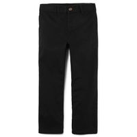 The Children's Place Boy's Uniform Chino Pants, Black, 6 Slim