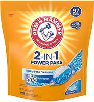 Arm & Hammer LAQGD 2-in-1 Laundry Detergent Power Paks, (Packaging May Vary), 2 Pack (97 Count)