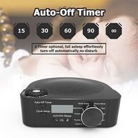 Lucky star ZLY White Noise Machine-Sound Machine for Sleep and Relaxation-10 Natural and Soothing Sounds-Plug in Power or Battery Power for Home, Office or Travel
