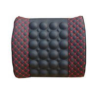 Rumfo Car Lumbar Electric Massage Waist Pillow, Vibrating Massage Cushion Helps Ease Back Pain and Soreness - Attaches to Car Seats - Compact and Portable