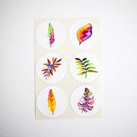 Autumn Leaves Stickers, Envelope Seals, Cupcake Toppers, Party Favor Labels, by Once Upon Supplies, 1.5 Inches, 30 Stickers