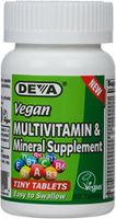 Deva Vegan Multivitamin, Mineral Supplement, Tiny Tablets, 90 Count Bottle