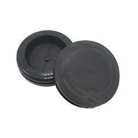 Flyshop 1.5" ID 1.75" Drill Hole Plug Synthetic Rubber Grommets Wire Protection,Round, 4-Pack