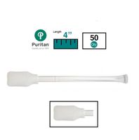 PurSwab 4" Self-Saturating Isopropyl Alcohol Foam Swab w/Polypropylene Handle - 4545 - Box of 50