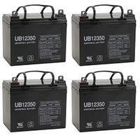 Universal Power Group Shoprider U1 Battery for Scooters - 4 Pack