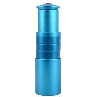 TRIWONDER MTB Bicycle Fork Stem Extender Handlebar Riser Bike Neck Extender Aluminium Alloy Stem Raiser (Blue)