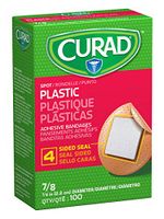 Curad Plastic Spot Adhesive Bandages, Bandage Diameter is 7/8" (Pack of 1200)