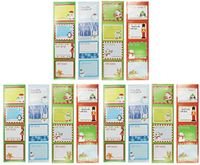 Set of 12 Packs of Holiday Gift Tag Labels! Self- Adhesive! Perfect for Holiday Gift Giving! (12 Packs)