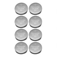 Panasonic CR2032 3V Lithium Coin Battery (Pack of 8)