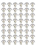 tkcutecandies123 48 Thank You Cow Envelope Seals Labels Stickers 1.2" Round !
