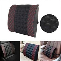 Car Lumbar Electric Massage Waist Pillow,12V Electric Car Seat Back Pad Waist Support Waist Cushions,Promote The Human Body Meridian Flow,Relieve Muscle Soreness