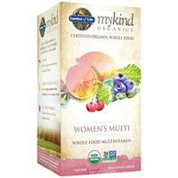 Garden of Life Multivitamin for Women - mykind Organic Women Whole Food Vitamin Supplement, Vegan, 60 Tablets