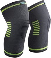 Sable Knee Brace Support Compression Sleeves for Men and Women, 1 Pair FDA Registered Wraps Pads for Arthritis, ACL, Running, Pain Relief, Injury Recovery, Basketball and More Sports (Black, Small)