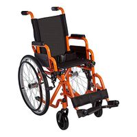Circle Specialty, Ziggo,12" Pediatric Wheelchair for Kids, Teens, Young Adults | Lightweight, Manual Folding Wheelchair| w/Safety Belt Buckle |Swing-Away Foot Support w/Straps| Desk Length Arm Rests