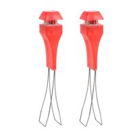 Saim Keycap Pullers Key Cap Remover Tool Steel Wire Keyboard Puller with Red Switches for Mechanical Gaming Keyboard