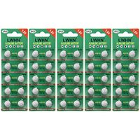 LWHN Watch Alkaline Battery Button Cell LR1130 AG10 Pack of 50 Batteries