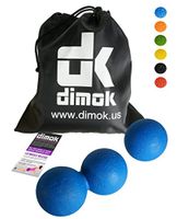 dimok Massage Balls Myofascial Release Pressure Trigger Point Therapy Feet Back Neck Roller Deep Tissue Massage Tools- Peanut Spiky Double Single Lacrosse Ball