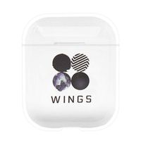 Chutoral Kpop BTS AirPods Case, Shockproof and Drop Proof Soft Skin Airpods Silicone Protective Cover Case Compatible with Apple Airpods Charging Case(H02)