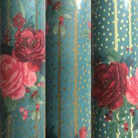 1 Roll The Pioneer Woman Vintage Floral Christmas All Occasion Gift Wrapping Paper 80 sq ft