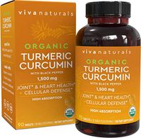 Organic Turmeric Curcumin Supplements with Black Pepper for Better Absorption | 1500mg High Potency Turmeric Pills Organic for Joint Support, Joint Supplements for Men & Women, 90 Tablets.