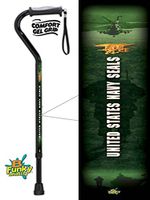 Gel Grip Adjustable Walking Cane US Navy Seals