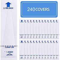 melupa 240 Pack Digital Thermometer Probe Covers - 4.74 x 1.10 Inches - Disposable Universal Covers for Oral, Armpit, Rectum Electronic Thermometer - Disposable, Safe and Sanitary