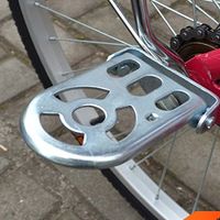AKDSteel Bicycle Metal Folding Extension Rear Foot Pedal for Bike Electric Car Outdoor Products