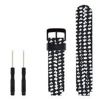 Tkasing Replacement Silicone Smart Wrist Watch Accessory Band Strap for Garmin Forerunner 220/230/235/620/630, (1M)