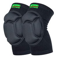 Lepfun S9900 Knee Pads, (1Pair) Thick Sponge Anti-Collision Kneeling Kneepad Support for Outdoor, Climbing and Sports (Small/Medium, S9900 Black)