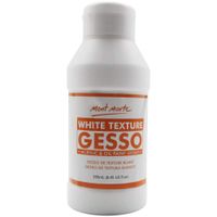 Mont Marte Premium White Texture Gesso Acrylic Medium 8.45oz (250ml)