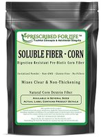 Fiber (Corn) - Soluble Non-GMO Digestion-Resistant Pre-Biotic Corn Fiber - Natural Instatized Powder, 12 oz (340 g)