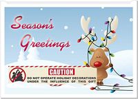 Holiday Gift Bag for Marijuana (Caution)