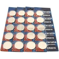 20 CR2016 3V Renata Lithium Battery CR 2016 Button Cell
