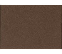 A1 Flat Card (3 1/2 x 4 7/8) - Chocolate Brown (50 Qty.)