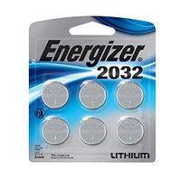 Energizer 2032 Lithium Coin Battery, 6 Pack (2 Pack)