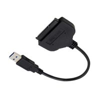 LOCHI Adapter SATA USB 3.0 To Serial 22pin Converter Cable External Hard Drive Disk Hard Disk for 2.5" HDD/SSD 25CM 100%"NEW