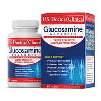U.S. Doctors' Clinical Glucosamine Advanced Triple Strength Joint Support with Chondroitin and MSM for Cartilage Strength, Flexibility, and Comfort (Packaging May Vary) [1 Month Supply – 60 Tablets]