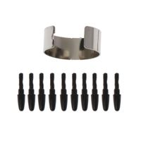 MEIYIN 10Pcs Battery-Free Passive Stylus Replacement Pen Nibs Pen Tips for XP-Pen HUION H640P VEIKK A30 A50