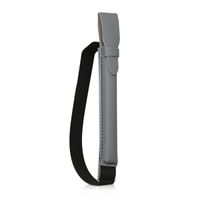 kwmobile Pencil Holder for Apple Pencil (1. Gen) - Synthetic Leather Stylus Sleeve with USB Adapter Pocket - Anthracite