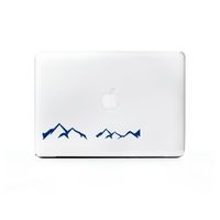 (2X) StickAny Laptop Series Modern Mountains Sticker for MacBook Pro, Chromebook, Surface Pro, and More (Navy)