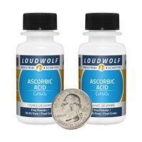 Ascorbic Acid / 2 Ounces / 2 Bottles / 99.9% Pure Food Grade/Fine Powder/USA