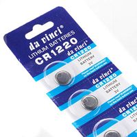 Sala-Store - 5ps CR1220 3V Button Batteries High Energy BR1220 DL1220 ECR1220 LM1220 KCR1220 Cell Coin Battery For Watch