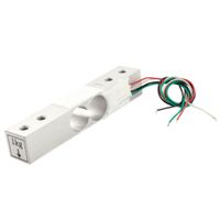 Uxcell a14071900ux0078 Aluminum Alloy Micro Load Cell Weighting Sensor 1 kg, 6" Length Wire