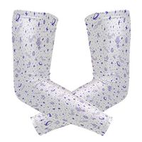 Unisex Arm Sleeve Purple Astronaut Dog and Stars UV Protection Arm Compression Sleeve Skin Protection Sport Arm Cooler Sleeve for Running Hiking Jogging Motorcycling Climbing Camping