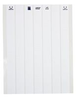 Brady LAT-6-747-10 1" Width x 0.25" Height, B-747 Permanent Polyester, Matte Finish White Lasertab Laser Printable Label (Pack of 10000)