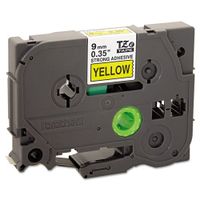 BRTTZES621 - Brother TZes621 Black on Yellow Industrial Labelling Tape