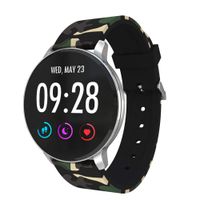 Bluetooth Tracker,Fitness Watch,1.3 Inch 240240 Tempered Glass Screen Smart Watch Waterproof Sports Band Fits iPhone 8/8 Plus with Heart Rate Sleep Monitoring for Women Men,Boens